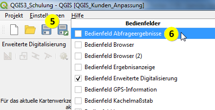 Abfrageergebnisse Aktivieren