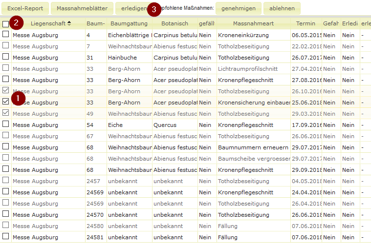 Massnahmen In Masse Erledigen